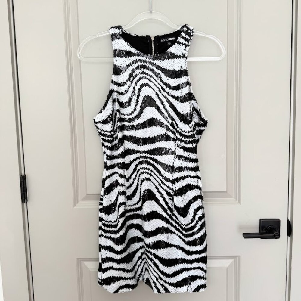 Fashion Nova Eliza Sequin Mini Dress